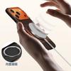 Business Carbon Fiber Inside for Magsafe PC Case for iPhone 17 16 Pro Max Wireless Charging Metal Lens Protect Hard Armor Cover