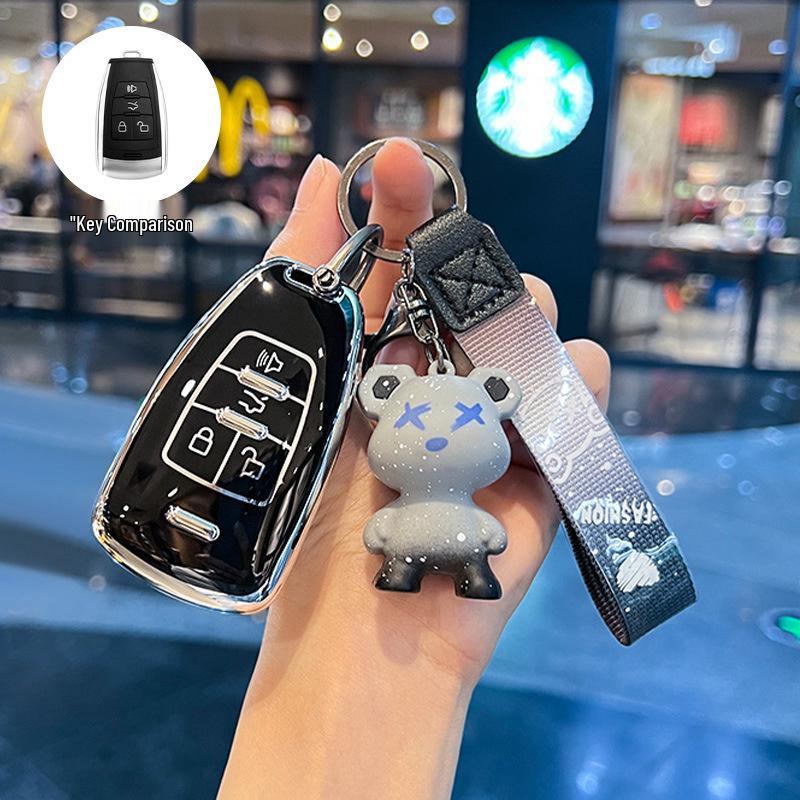 Compatible with Beijing BJ40Plus, BJ80, BAIC Changhe A6, Weiwang S50, Premium M50F, and M60 Key Cases.