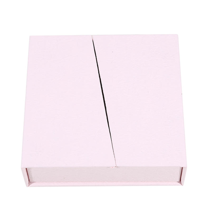 

Dual-opening Magnetic Flip Jewelry Packaging Box Earring Necklace Ring Jewelry Organizer Box Thick Kraft Paper Jewelry Box S рожевий