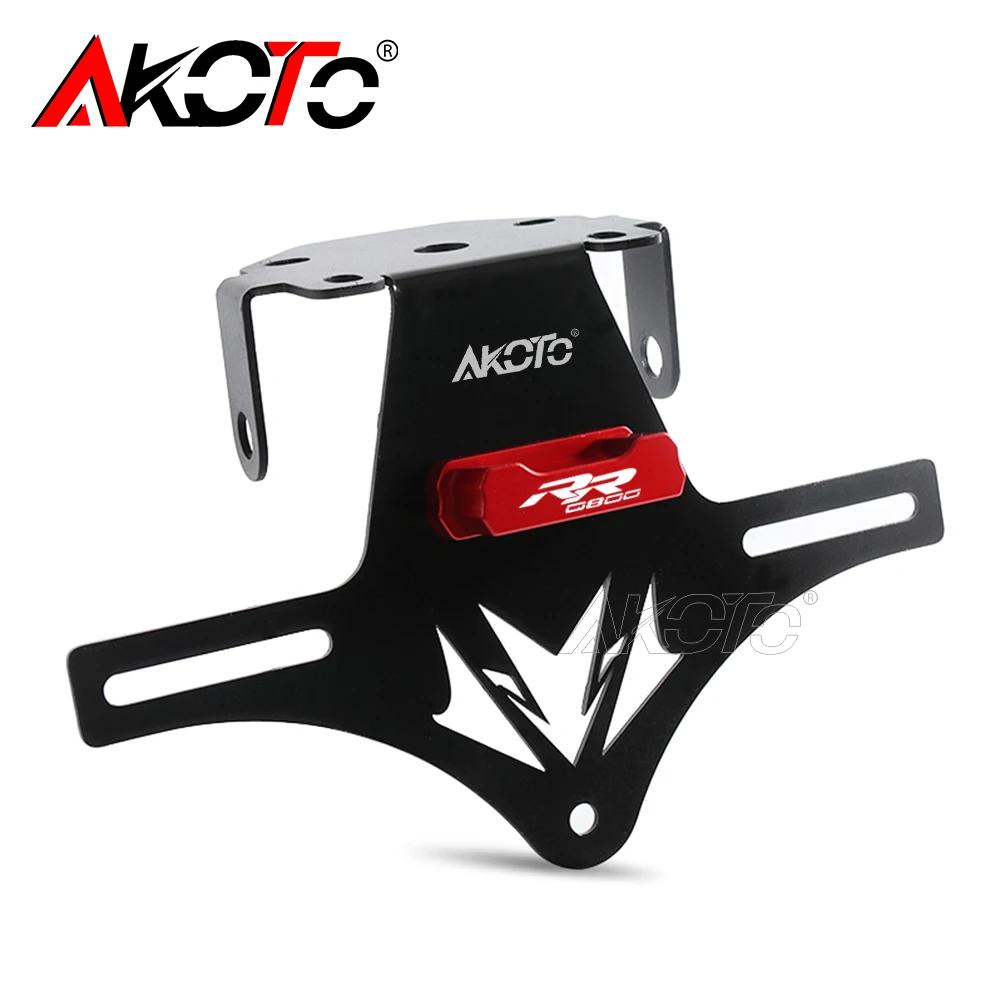 Tail Eliminator Accessories FOR QJMOTOR SRK800 SRK 800 800RR 2024 2025+ Motorcycle CNC Fixed Foldable License Plate Holder