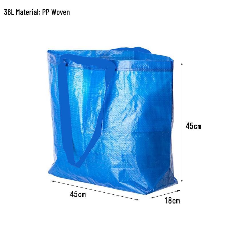 Eco-Friendly Waterproof PP Woven Tote: Outdoor Shopping & Storage Bag