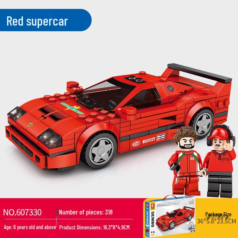 ShengBao Racing Car Building Blocks Kit: Enhance Hands-on Skills for Boys