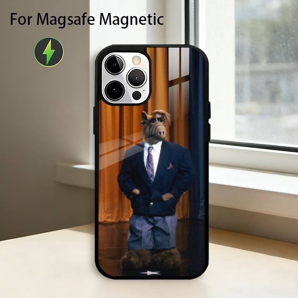 TV Series A-Alf Phone Case For iPhone17,16,15,14,13,12,11 Plus,Pro Magnetic with Magsafe Wireless Charging