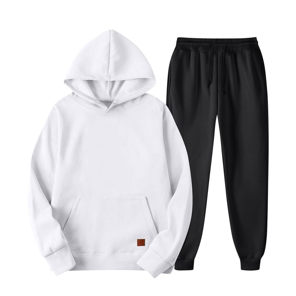 Men's Sweatshirt Suit Men's Color Casual Sports Suit Sweatshirt Suit