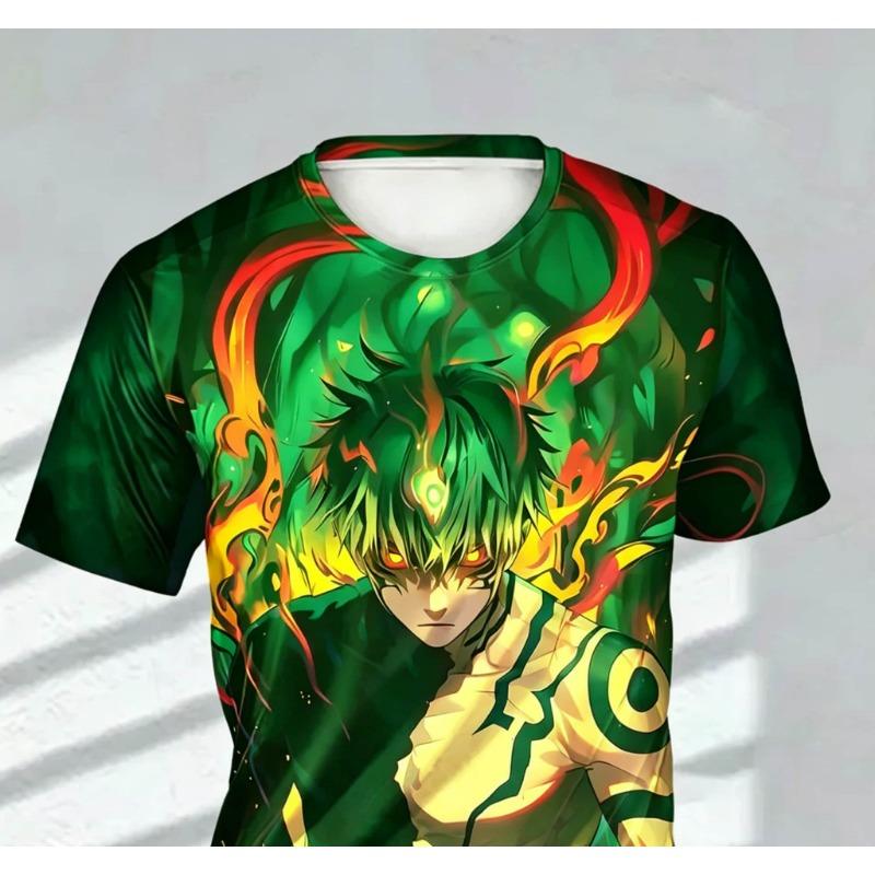 Men's Fashion 3D Printed Men's T-Shirt Round Neck Short Sleeve Trendy Street Wear