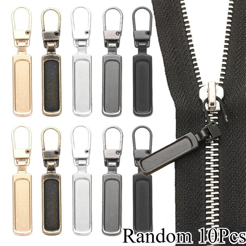 

10Pcs Versatile Zipper Pull Replacements - Perfect For Luggage, Jackets & More - Easy Install, Durable - Assorted Colors