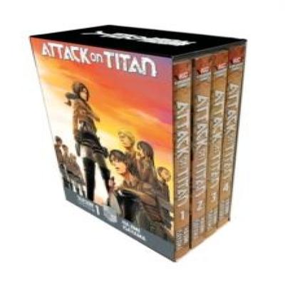 Attack On Titan Season 1 Part 1 Manga Box Set by Hajime Isayama Paperback Book 9781632366993