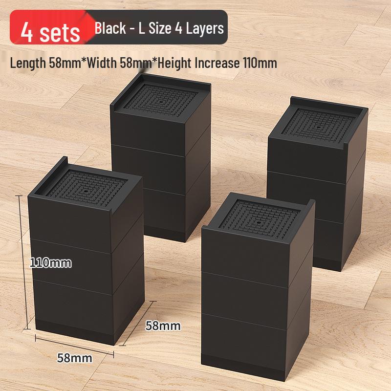 Universal Furniture Heightening Pads: Nail-Free, Stable, Moisture-Proof for Tables & Chairs