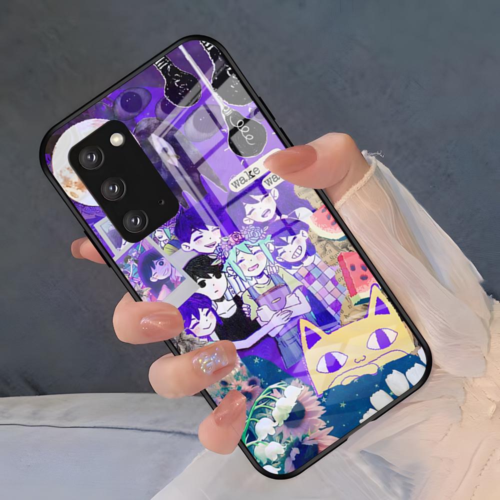 

O-Omori Game Phone Case For Samsung S26 S25 Plus S20 S20 Plus S22 Ultra S23 FE S21 Plus S21 Ultra Glass Cover Samsung S23