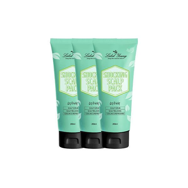 Shocking Scalp Pack 200ml x 3/Scalp Defect Care Scalp Home Scaling