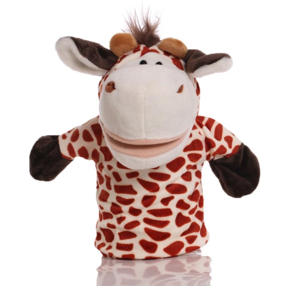 Telling Story Stuffed Animal Hand Puppet Interactive Cute Hand Finger Puppets Monkey Cow Appease Dolls Game Glove