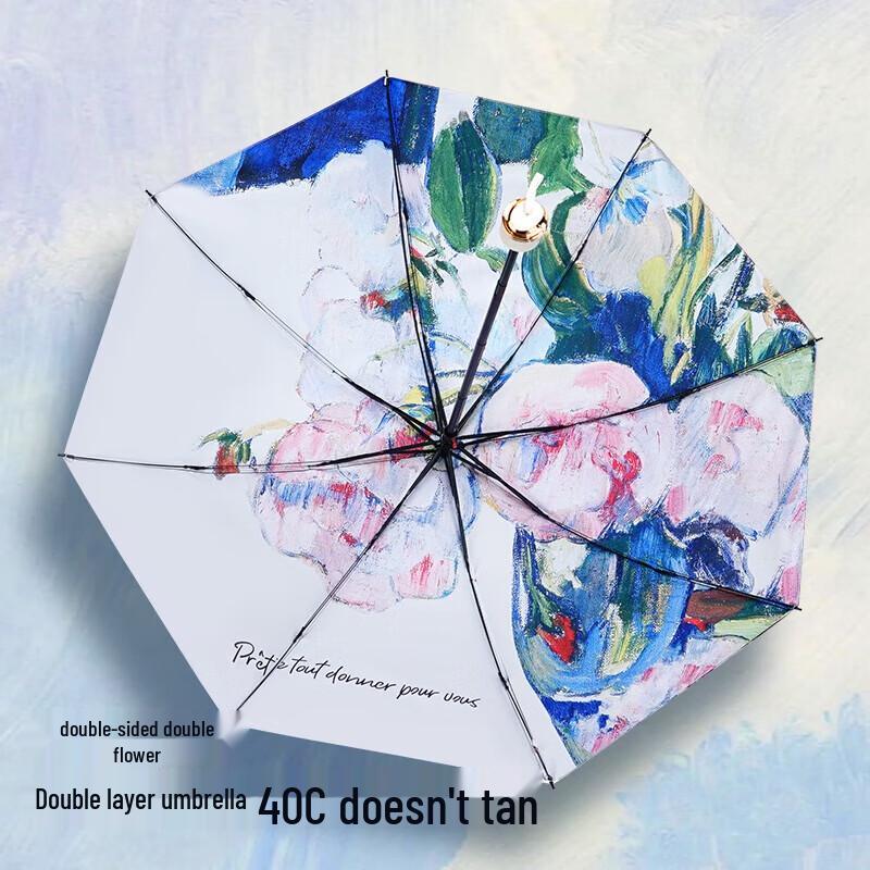 Hongye Double-Layer UV Protection Sun/Rain Umbrella