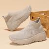 Socks and Shoes Ultra-light Marathon Outdoor Shock-absorbing and Wear-resistant Lightweight Rebound Platform Running Shoes