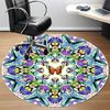 1pc Butterfly Mandala Chair Carpet for Office, , Non-slip carpet, Very suitable for offices, farmhouses,Outdoor carpet yy251120034