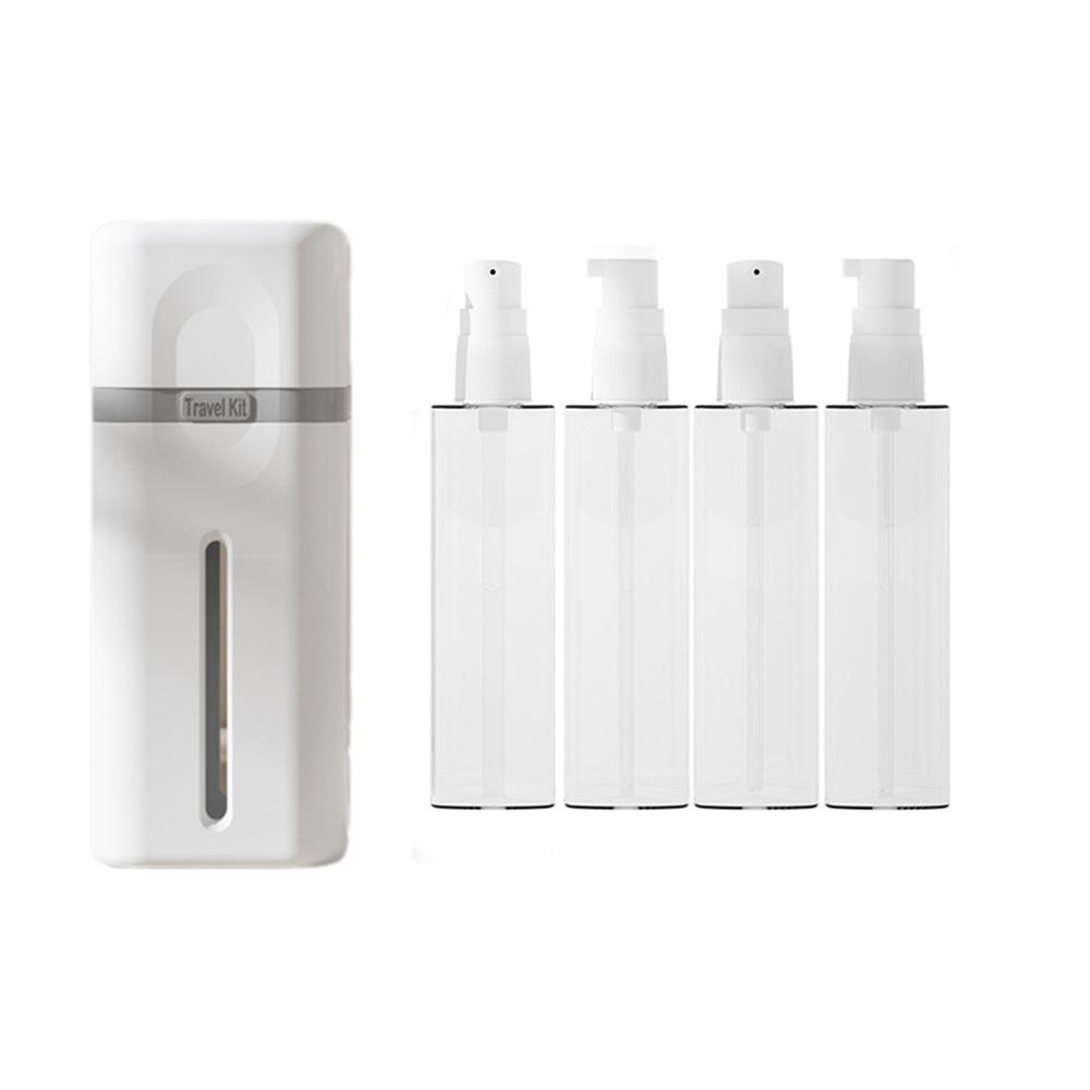 Leak Proof Travel Refillable Bottles 4 In 1 Travel Dispenser Bottle  For Travel белый