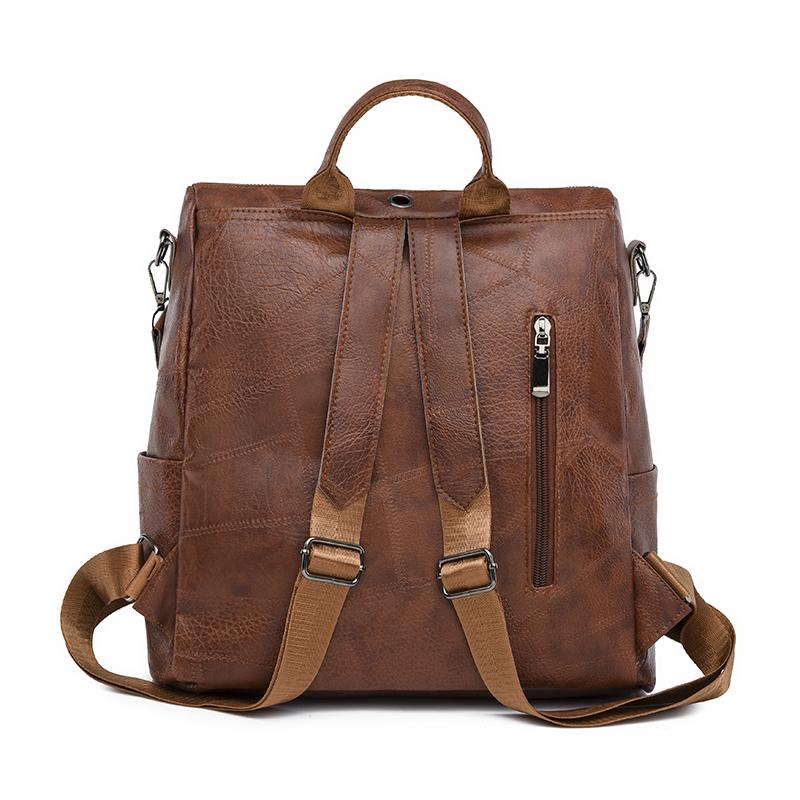 Anti-theft Backpack Soft Leather Women's Bag Shoulder Bag