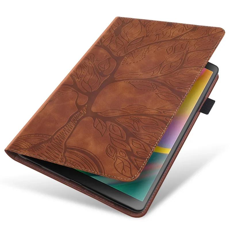 Tablet Case Funda For Lenovo Tab M11 Case TB330FU 2024 Tree Embossed Stand Back Shell For Lenovo Xiaoxin Pad 2024 Case Cover 