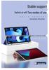 iPad 11 Protective Case with Pen Holder - Fits 6th Gen, 7th Gen, 10.2" Airbag, Pro 12.9" Models, Transparent Cover