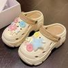 Women's 2023 Summer Thick-Soled Hole Shoes - Cute, Versatile, Cool Slippers