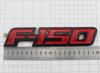 Durable Red Black 3d Raised Plastic Emblem Badge Letter For 09-14 Ford F150 Tailgate