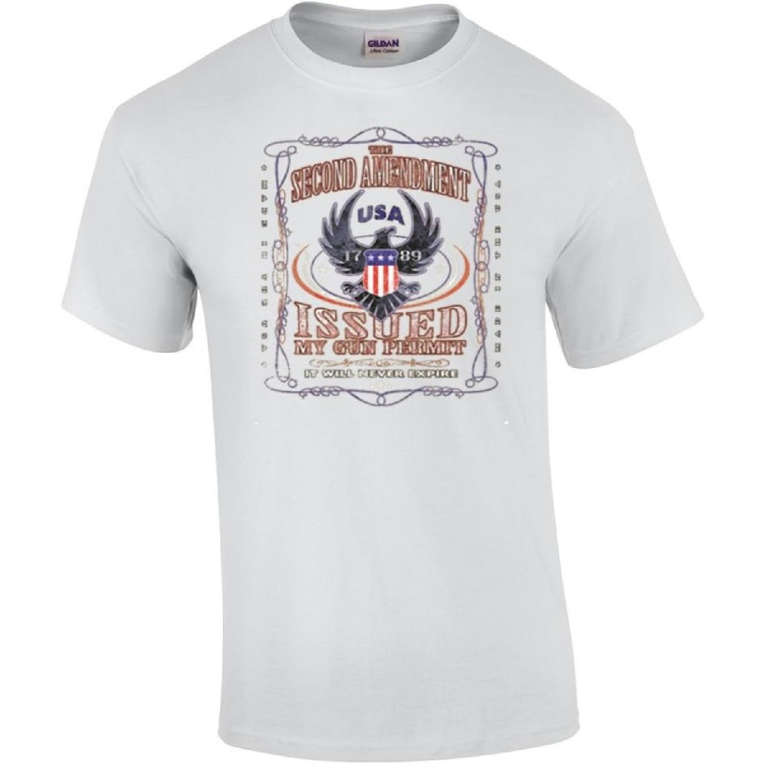 The Second Amendment Issued My Gun Permit T-Shirt S
