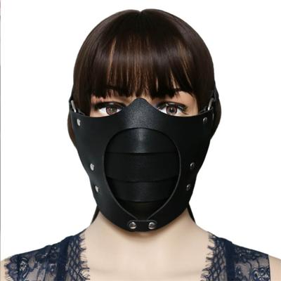 Cosplay Punk Einfache Persönlichkeit Mehrschichtige Leder Einstellbare Maske Party Maskerade Männer Frauen Dekorative Masken Augenmaske