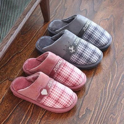 Winter Men's Plus Size Elder Cotton Slippers for Home Use Indoor and Outdoor Warmth Middle-aged and Elderly Cotton Slippers for Women