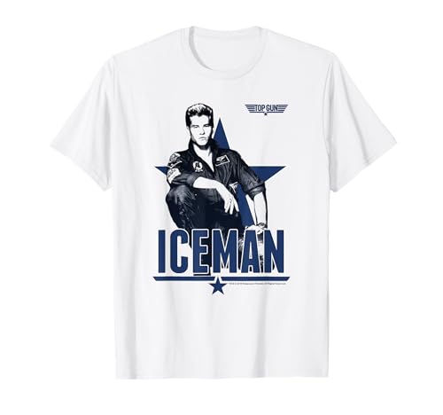

Top Gun Iceman Star Poster T-Shirt