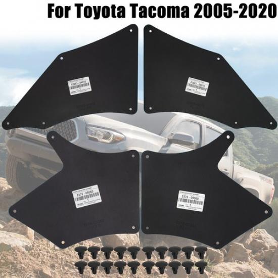 4pcs Mud Flap Splash Guard Fender Inner Liner Shield For Toyota Tacoma 2005-