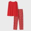 European & American Christmas Red Parent-Child Matching Pajama Set