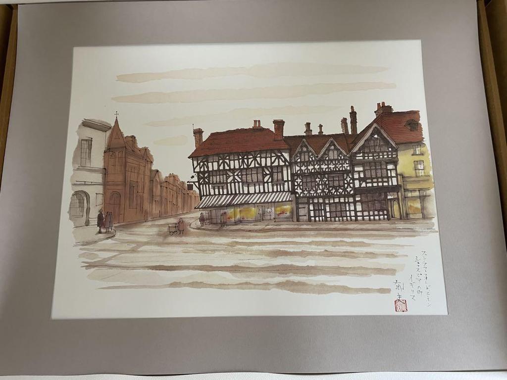 [USED] Ikuo Hirayama's "A Long Journey" Sketch Collection, 25 Pieces, Boxed, Art Book