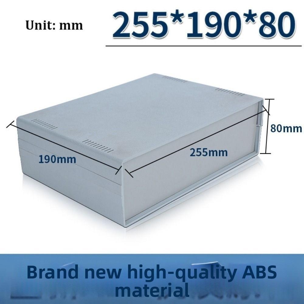 Wysokiej Jakości Plastikowa Obudowa DIY Etui na Instrument Wodoodporna Szara Pudełko na Projekt Elektroniczny 10 Stylów Artykuły Elektryczne