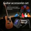 Guitar Accessories Kit: Strings, Capo, Plectrum & 3-in-1 String Change Tool
