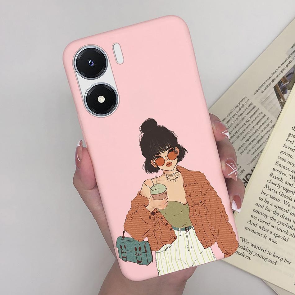 Phone Case For Vivo Y02S Case V2203 Bumper Soft Silicone Back Cover for Vivo Y16 Funda Butterfly Case for VivoY02S Y 02S Y 16