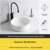 Tengxiang Ceramic Sink: White Floor-Standing Luxury Basin with Cabinet for Bathroom or Balcony