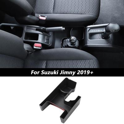 Auto-Mittelkonsolen-Aufbewahrungsbox, Allrad-Gangschalt-Organizer-Tablett für Suzuki Jimny 2019–2023, Zubehör, 1 Stück, Schwarz