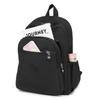 Lightweight Backpack Sleeve Pull Rod Women's Travel Backpack Water-repellent Nylon Schoolbag
