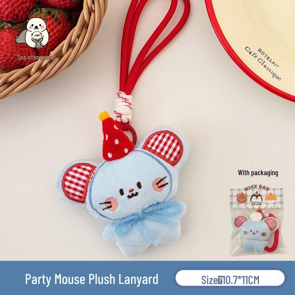Tengyi Cute Mouse Doll Lanyard: Backpack Charm & Gift