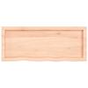 VidaXL Wall Shelf 100x40x4 Cm Solid Untreated Oak Wood 363564