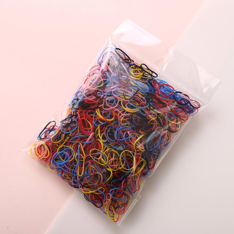 Hair Ring Rubber Ropes Hair Accessories Disposable Elastic Hair Bands Ponytail Holder Rubber Band Scrunchies