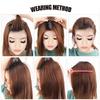 WTB 20cm Additional Wig Piece Synthetic Wig Female One-piece Thickening Fluffy Head Replacement Pad Hair Piece