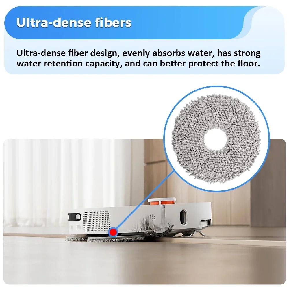 Dust Bag And Mop Pads for Xiaomi X20 Plus /X20 Max /X10+ for Dreame L10s Ultra/L10 Ultra /L20 Ultra /L30 Ultra for Mijia M30S / M40 Dust Bag