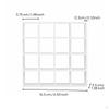 Miniature 16 Grid Shelf Modern Simple Design 1:12 Scale Bookcase Birch Wood Material Dollhouse