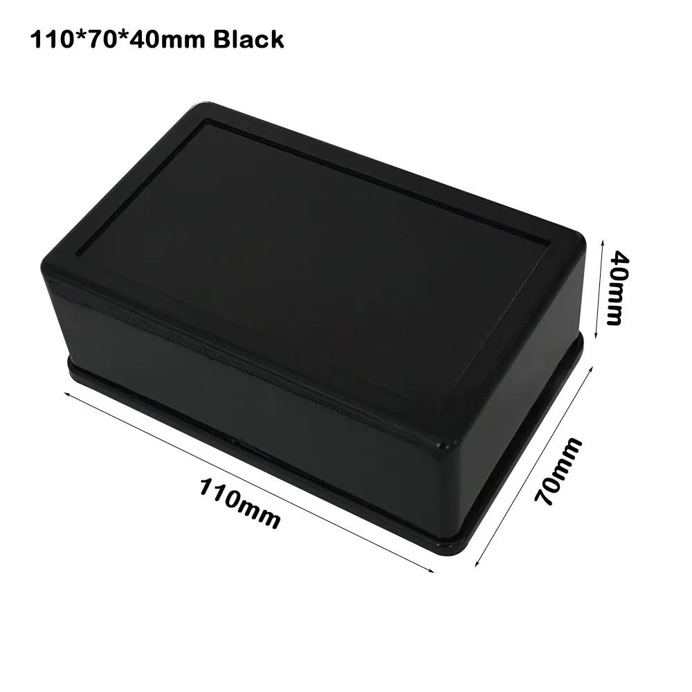 Waterproof Project Enclosure Boxes ABS Plastic 10 Styles Storage Case White Black Housing Instrument Case Electronic Supplies