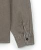 GUVO Washed Open-Collar Shirt, Brown
