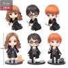 3 buc/10 buc Harryy Q Style Potter Posket Hermione Ron Hedwig Figurină Vinil Jucărie Decorațiune Tort Model Mașină Păpușă PVC Jucării Cadou