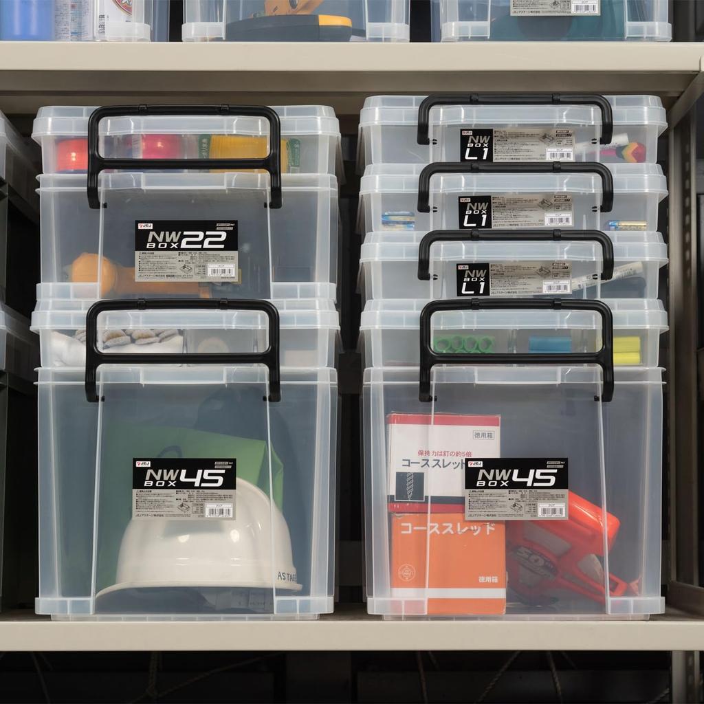 JEJ Astage NW Box Clear Disaster Prevention W X D X H 39 Cm #45 Approx. 37.9 Approx. 54.5 Approx.