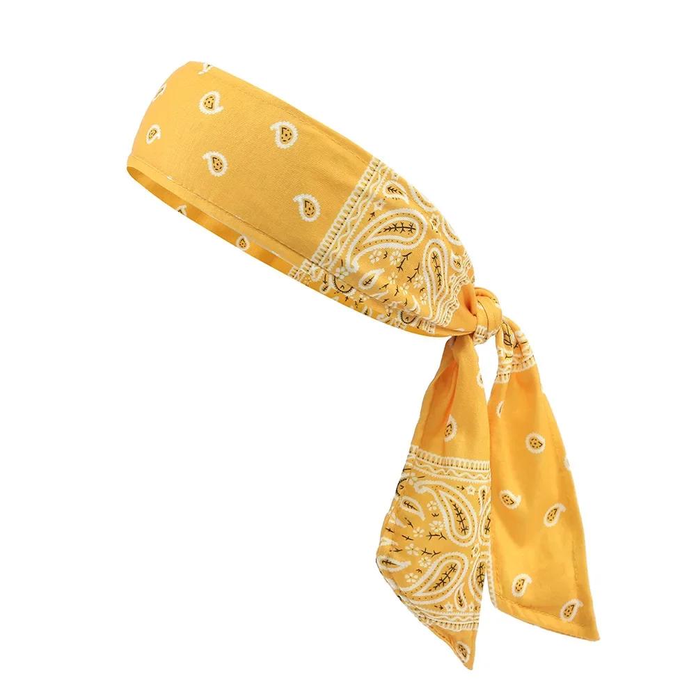 1pc Multicolor Headband Elastic Sports Sweatband Athletic Headband Men Women Gym Fitness Yoga Protection Scarf Hair Band Bandage