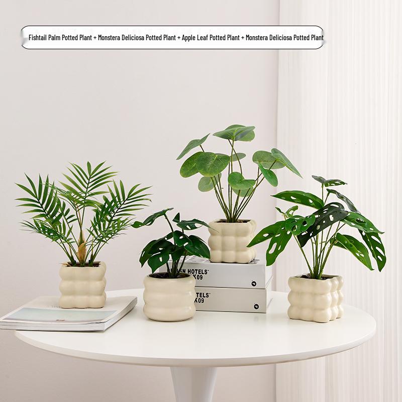 Artificial Bionic Potted Plant for Living Room Table or TV Cabinet