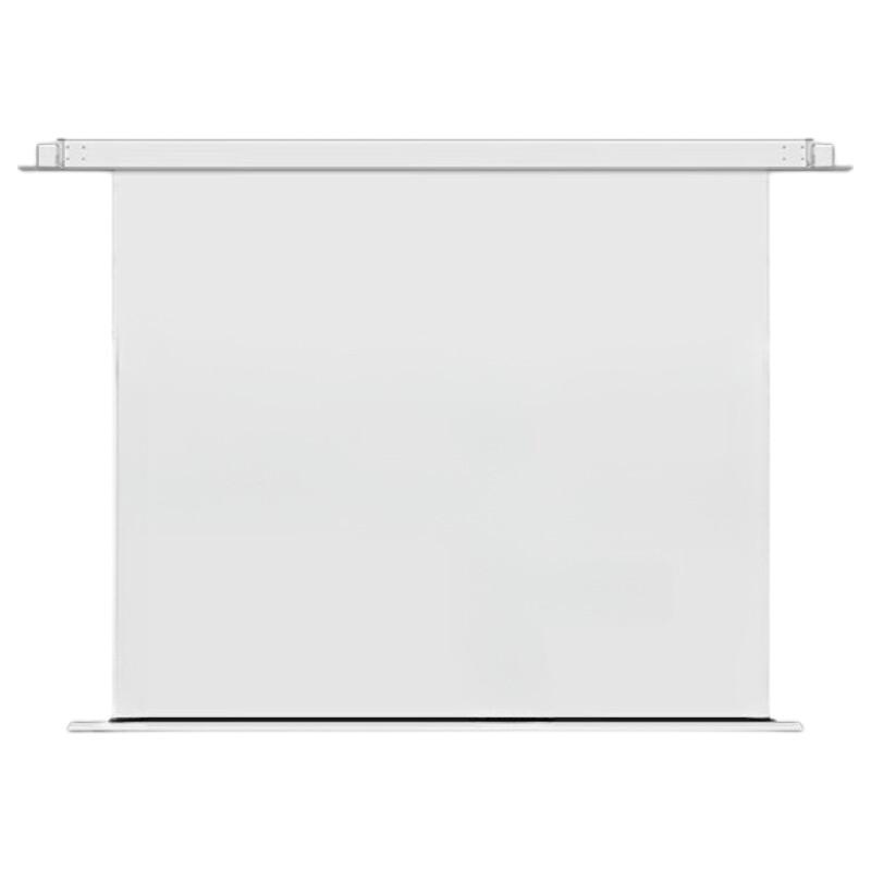 IN&VI 120-inch Electric Tab-Tensioned Recessed Ceiling Projector Screen
